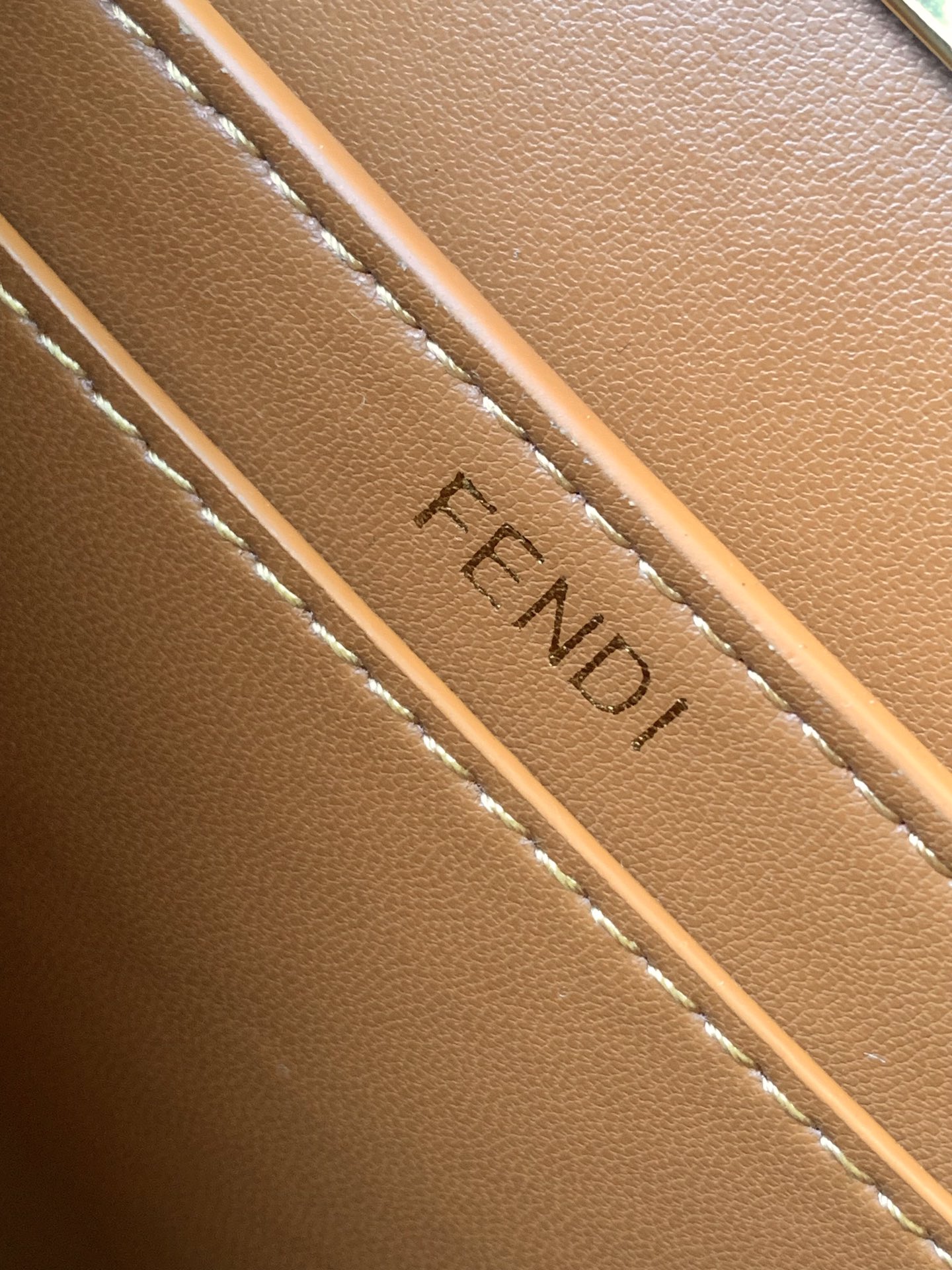 Fendi Peekaboo ISeeU Petite Brown Padded Nappa Leather Bag